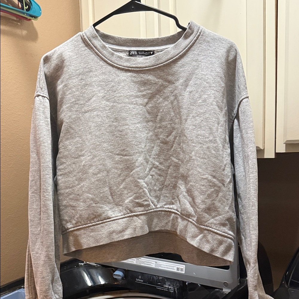 Zara Heather Gray Women's Sweatshirt